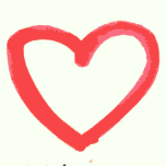A Hand Drawn Heart Favicon